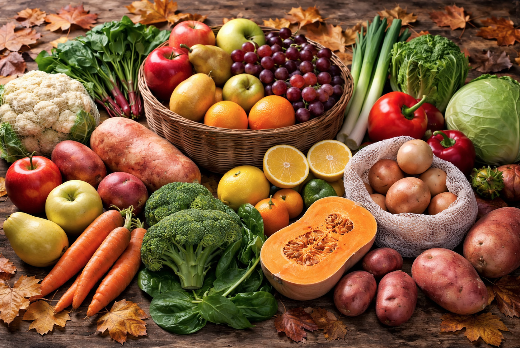 Otoño: frutas y verduras de estación